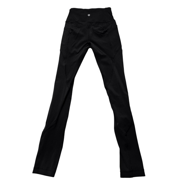 Lululemon Pants Womens 2 Flared Groove High Rise Yoga Pocket Activewear Gym - Picture 1 of 16